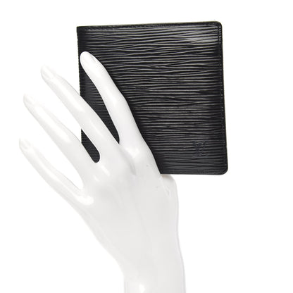 Louis Vuitton Epi Porte-Billets Cartes Credit Monnaie Wallet Black 2 of 12