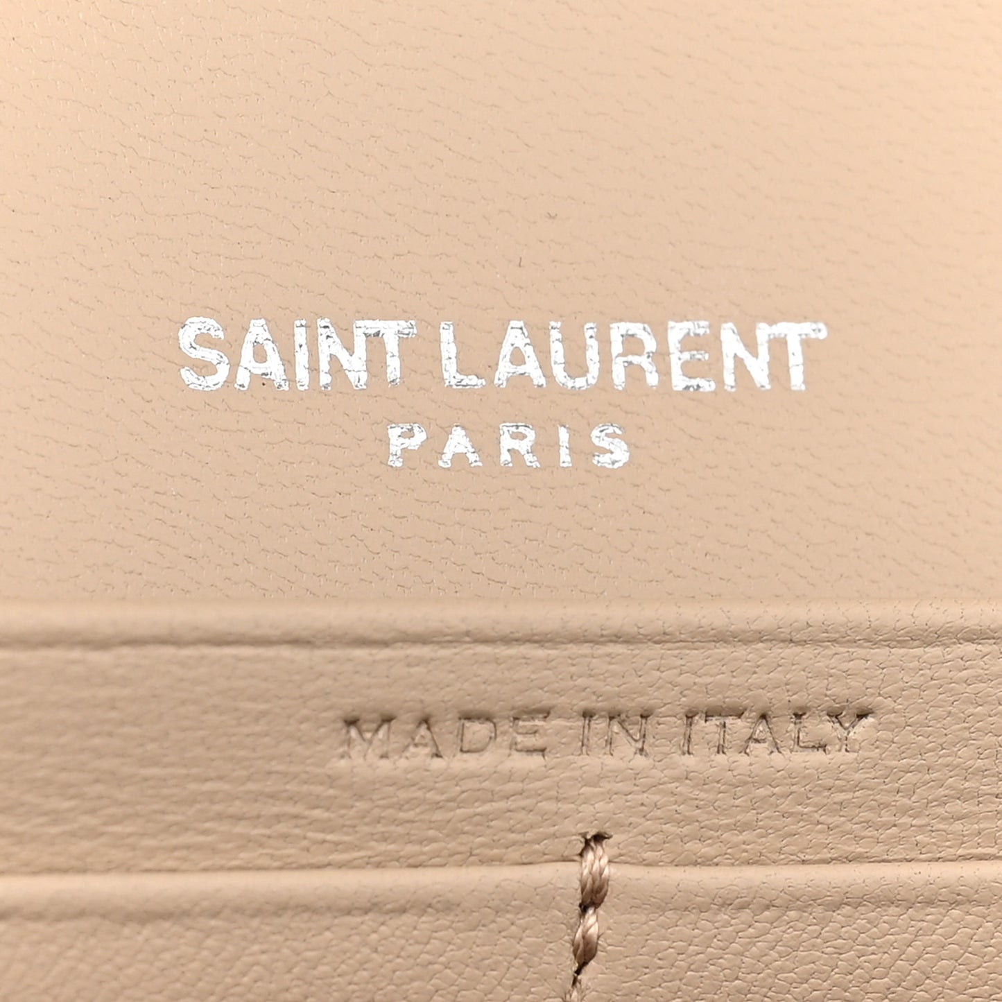 Lambskin Y Quilted Monogram Large Loulou Flap Wallet Nude Powder