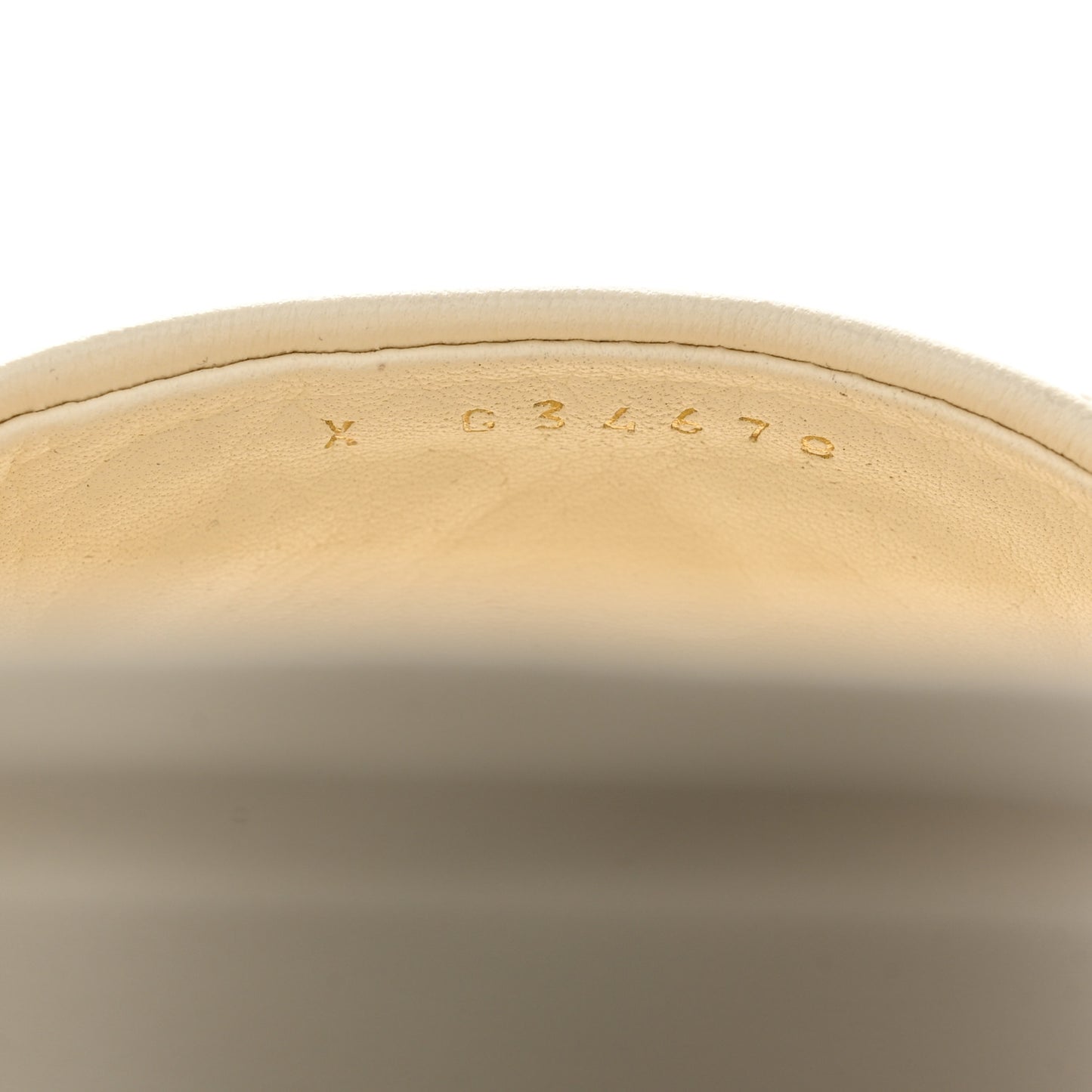 Calfskin Pearl CC Mules 37 Ivory
