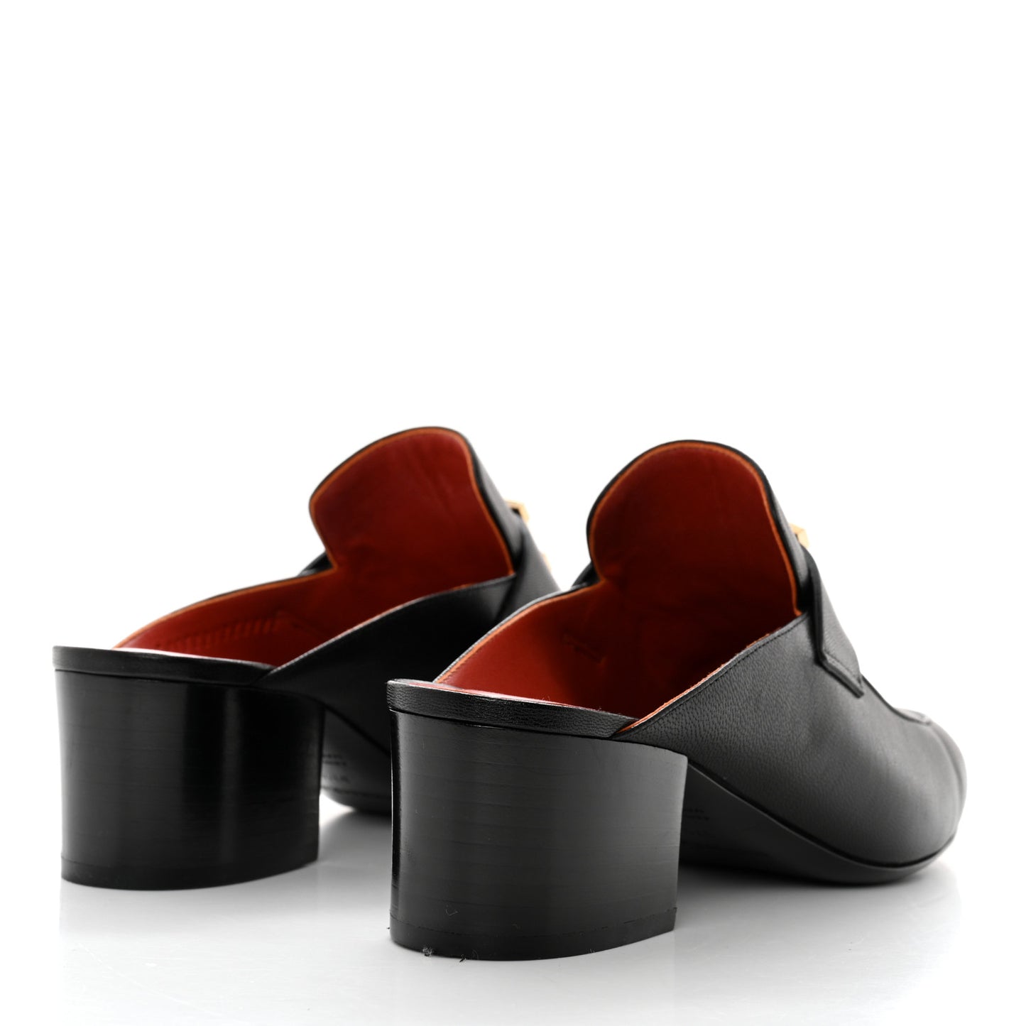 Goatskin Paradis Mules 37.5 Black