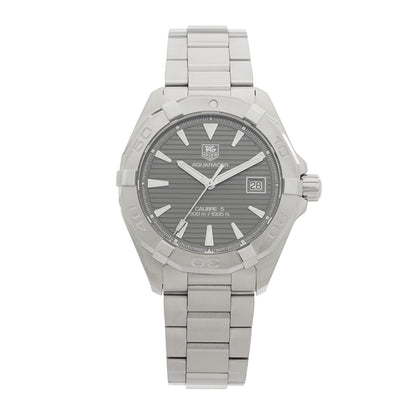 Tag Heuer Stainless Steel 41mm Aquaracer 300M Automatic Watch Grey WAY2113-0 1 of 4