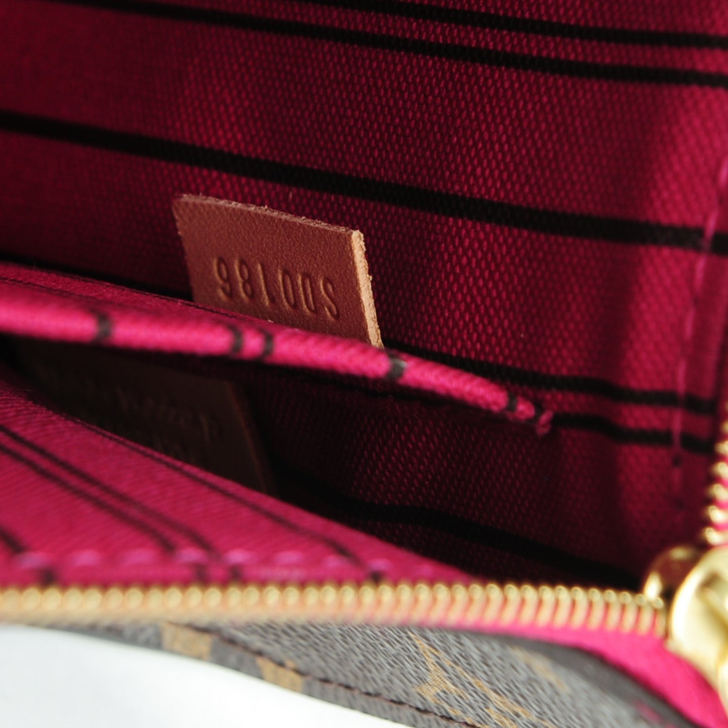 Monogram Neverfull MM GM Pochette Pivoine
