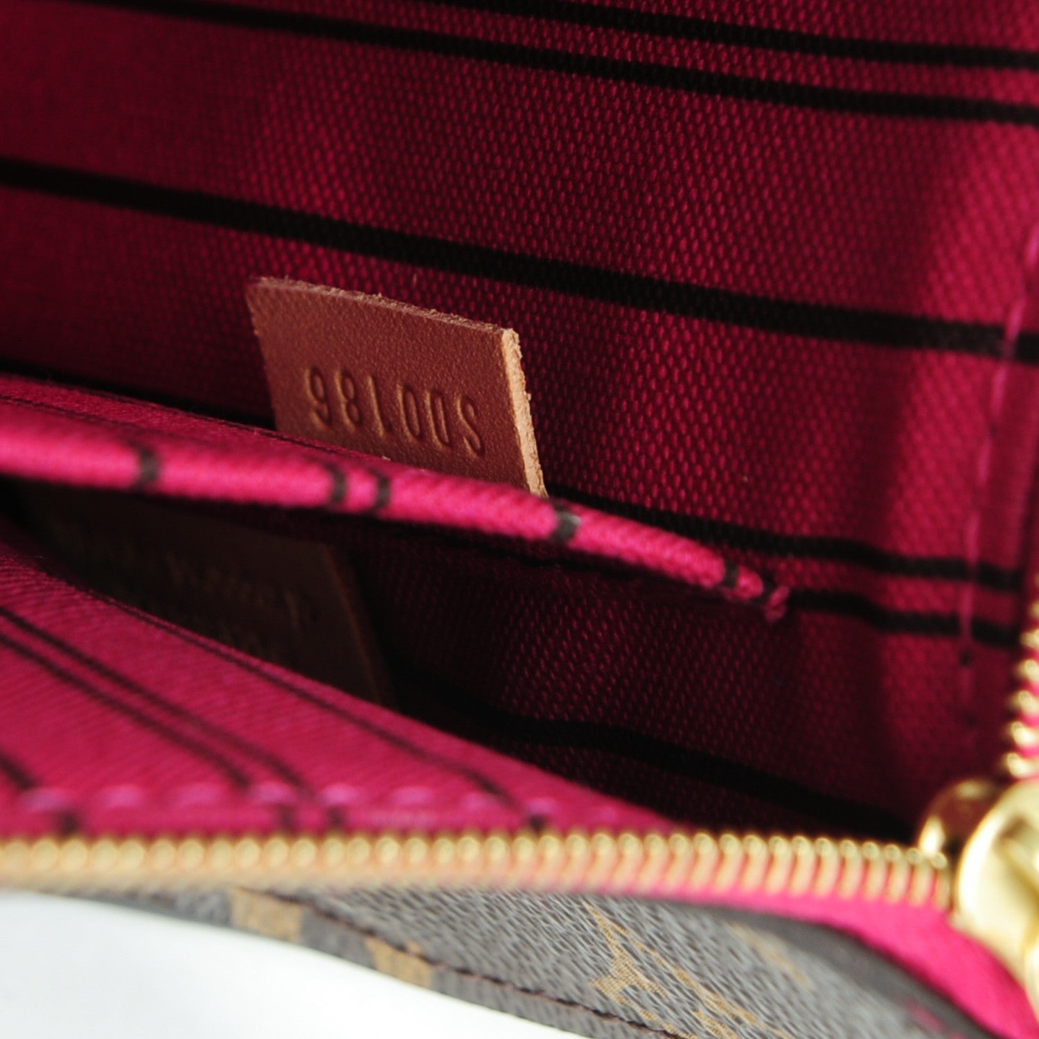 Louis Vuitton Monogram Neverfull MM GM Pochette Pivoine 8 of 8