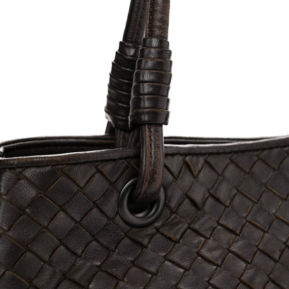 Bottega Veneta Nappa Intrecciato Woven Tote Ebano 13 of 14