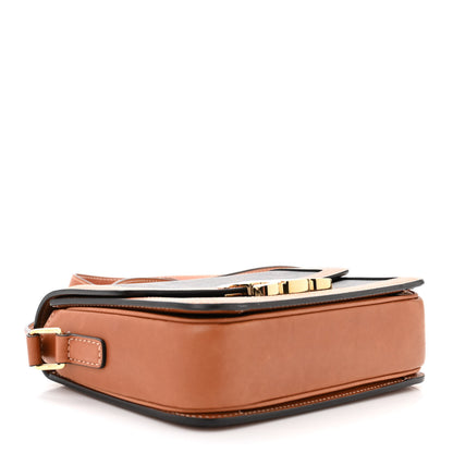 Celine Calfskin Triomphe Canvas Teen Triomphe Bag Tan 4 of 13