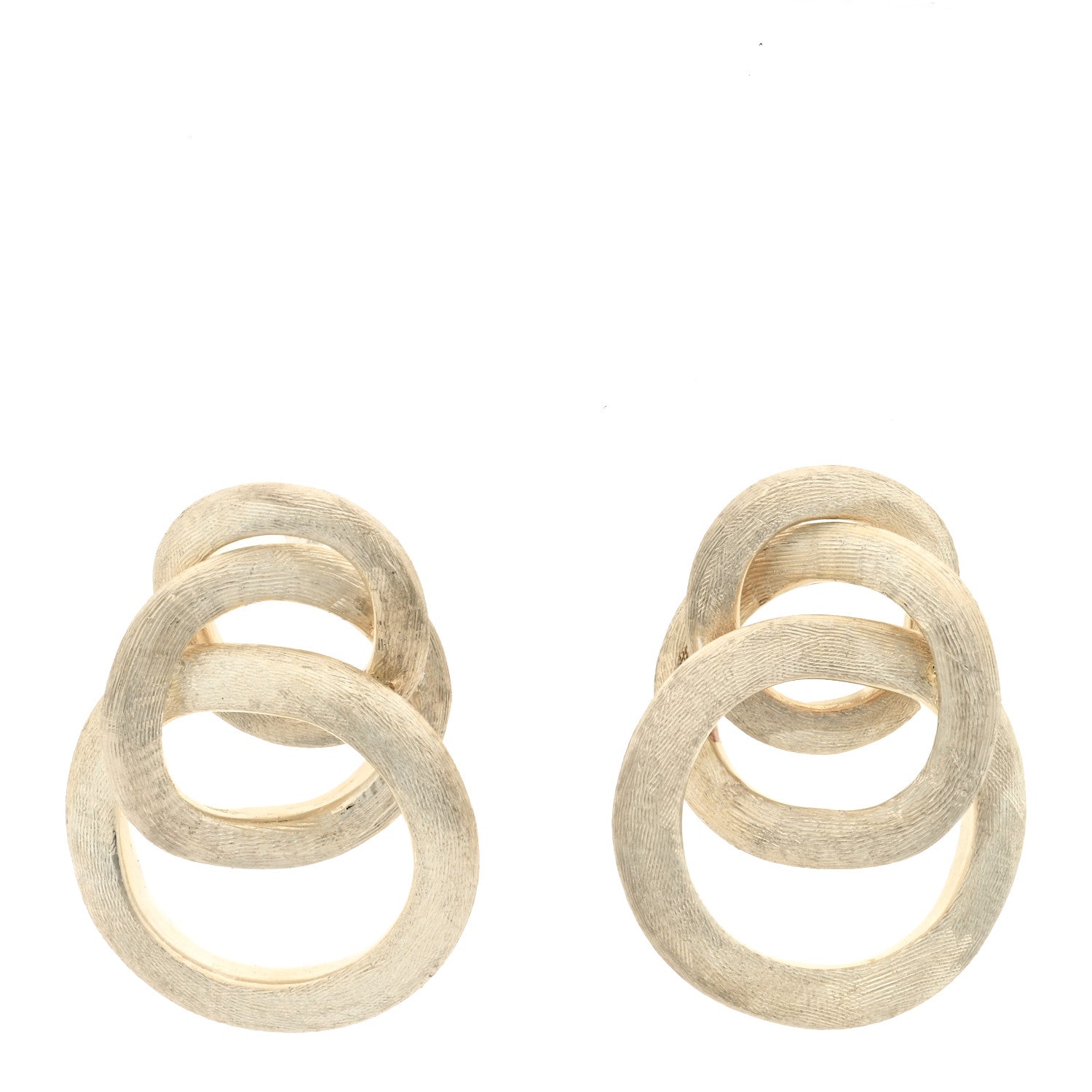 Marco Bicego 18K Yellow Gold Jaipur Circle Link Earrings 1 of 3