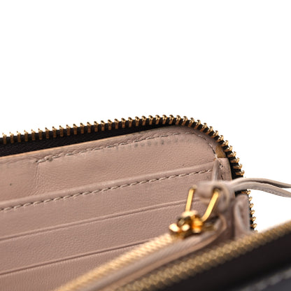 Chloe Calfskin Marcie Long Zip Around Wallet Black Raisin 10 of 15
