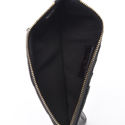 Chanel Iridescent Caviar Quilted Classic Flat Wallet Pouch Black 5 of 8