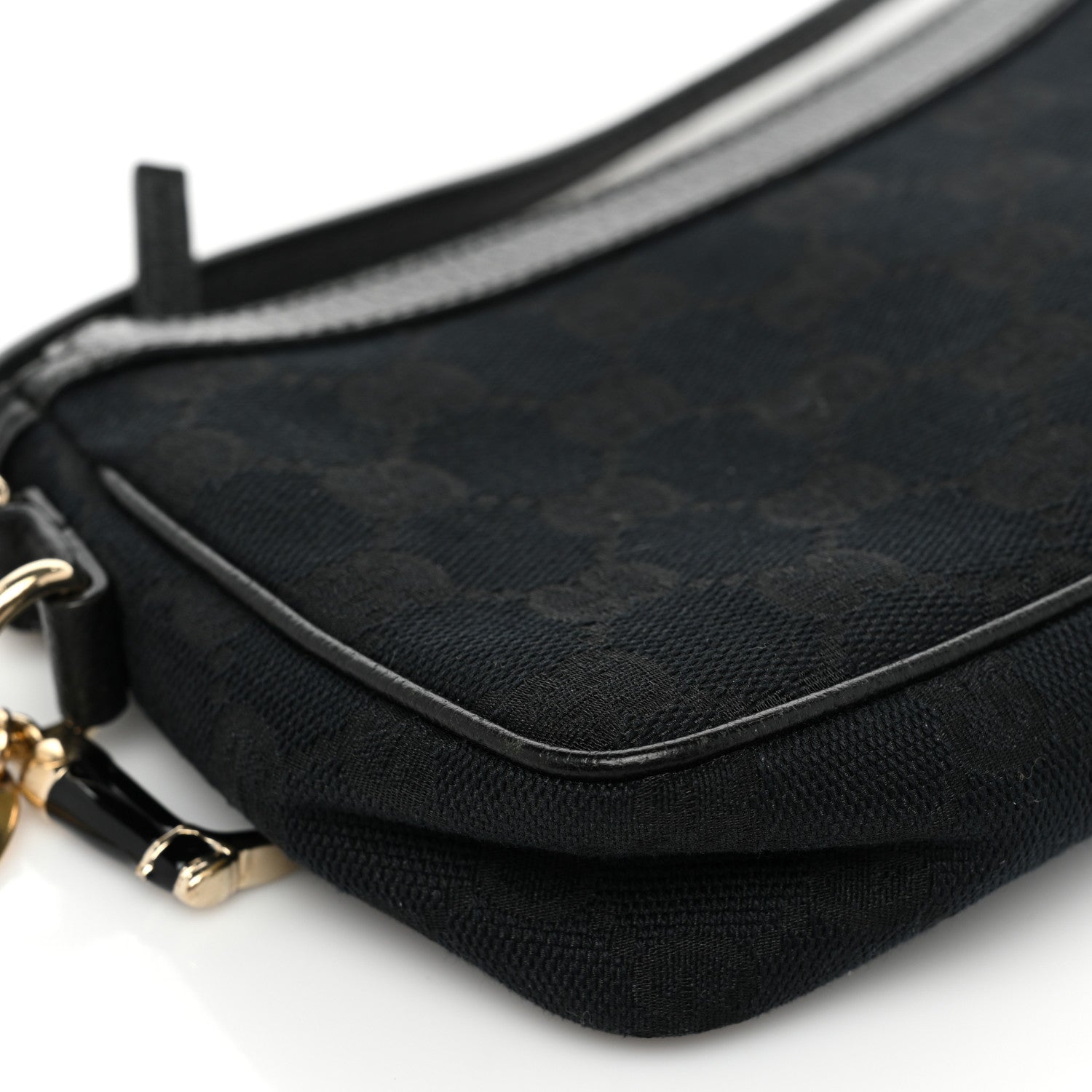 Gucci Monogram Small Pochette Black 9 of 12