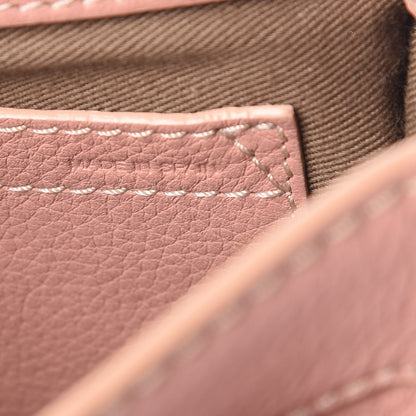 Chloe Grained Calfskin Small Marcie Saddle Bag Anemone Pink 6 of 10