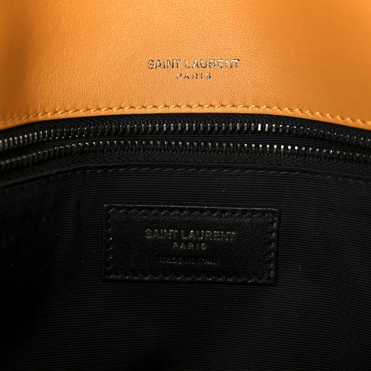 Saint Laurent Suede Monogram Medium Niki Chain Satchel Cheddar 6 of 12