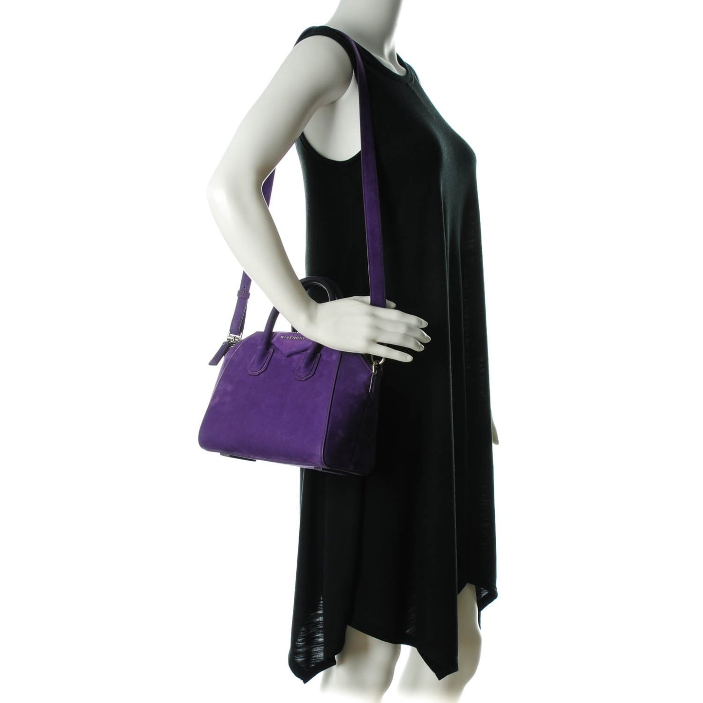 Nubuck Mini Antigona Purple