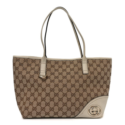Gucci Monogram Medium New Britt Tote Off White 1 of 10