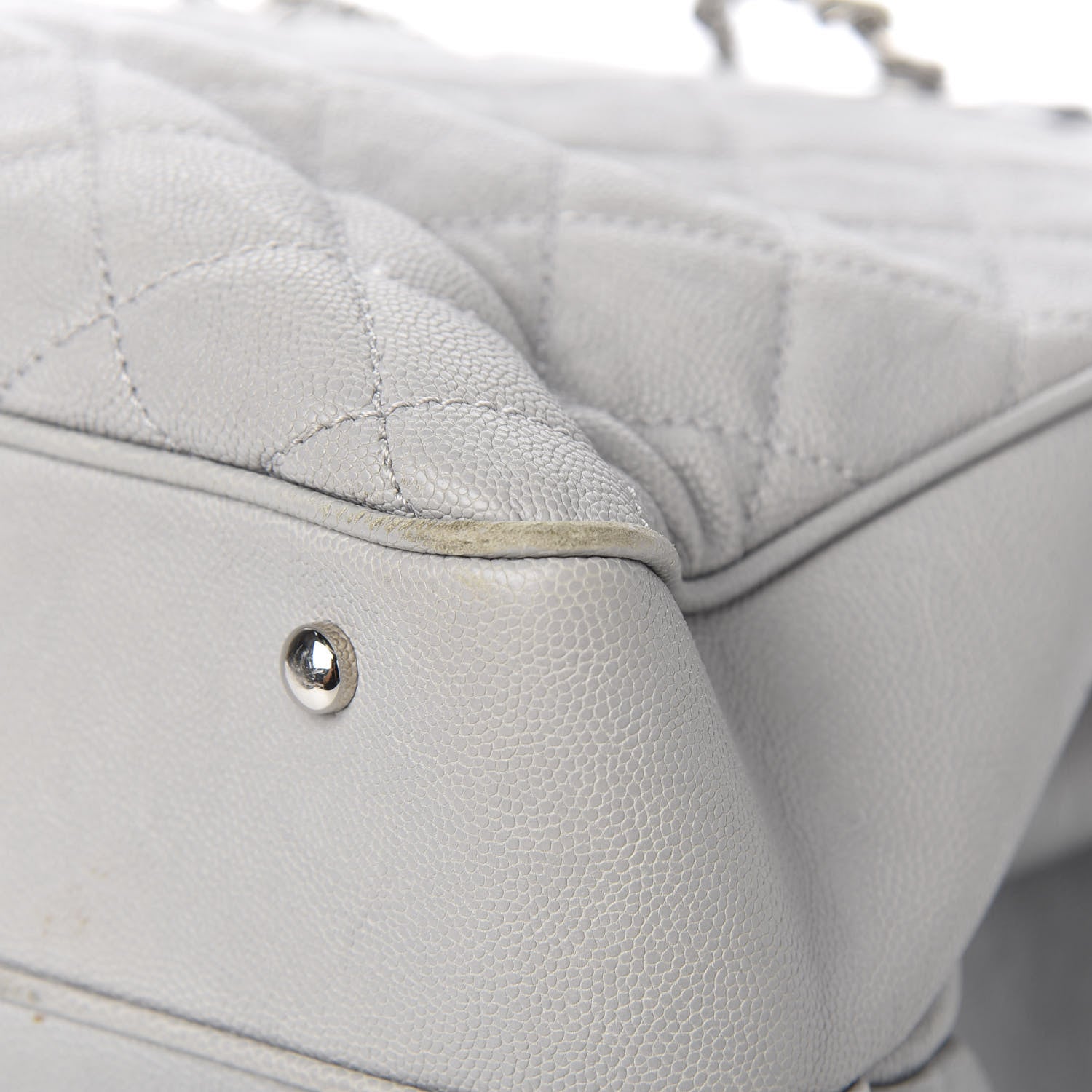 Chanel Caviar Quilted Large Urban Companion Top Handle Shopping Tote Grey 13 of 16