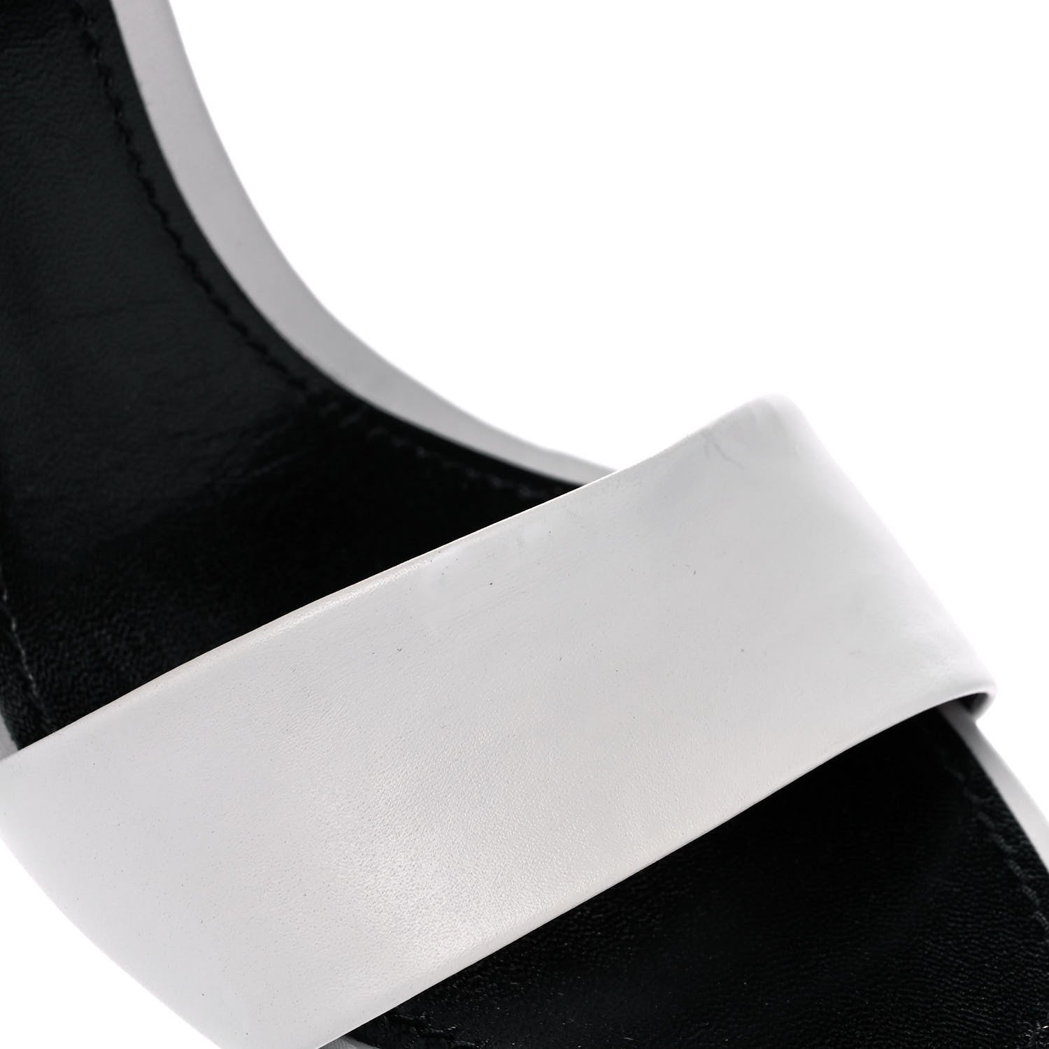 Louis Vuitton Calfskin Call Back Sandals 40 White 9 of 11