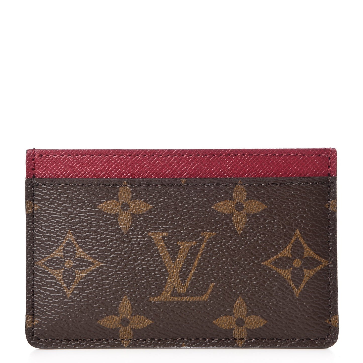 Monogram Card Holder Fuchsia