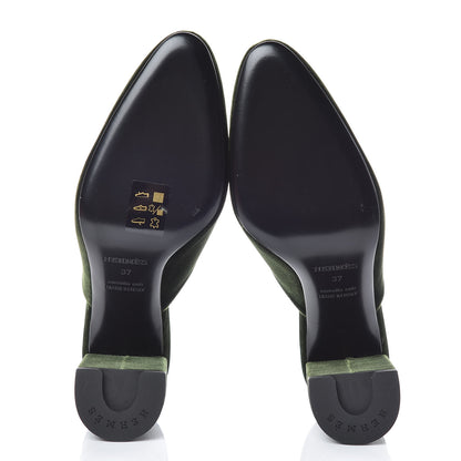 Hermes Velvet Victoria Mule 37 5 of 9