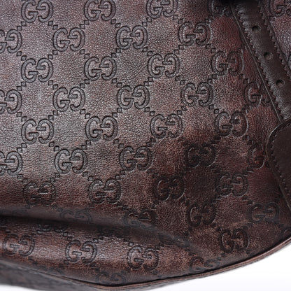 Gucci Guccissima Medium Pelham Shoulder Bag Dark Brown 16 of 21