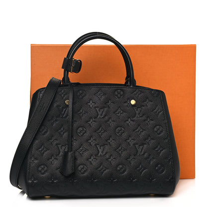 Louis Vuitton Empreinte Montaigne MM Black 12 of 12