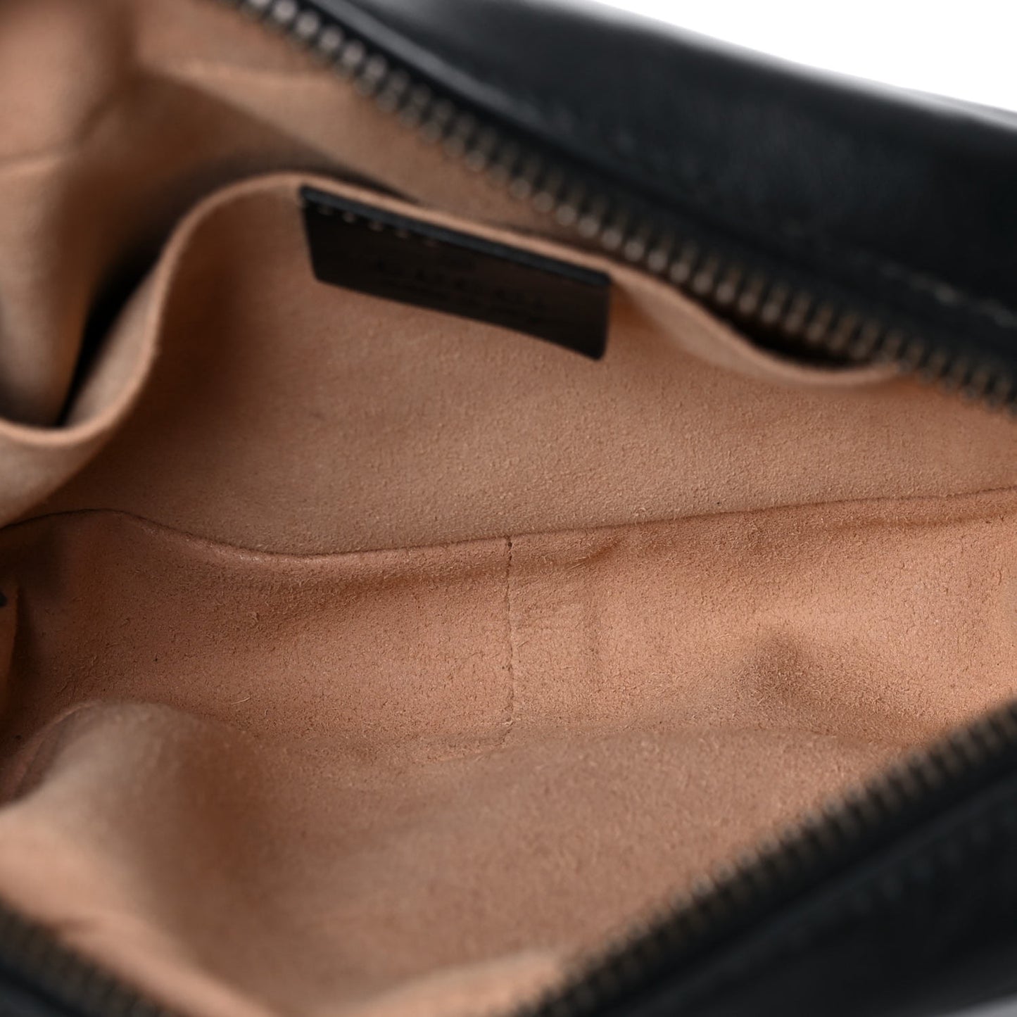 Calfskin Matelasse Mini GG Marmont Chain Shoulder Bag Black