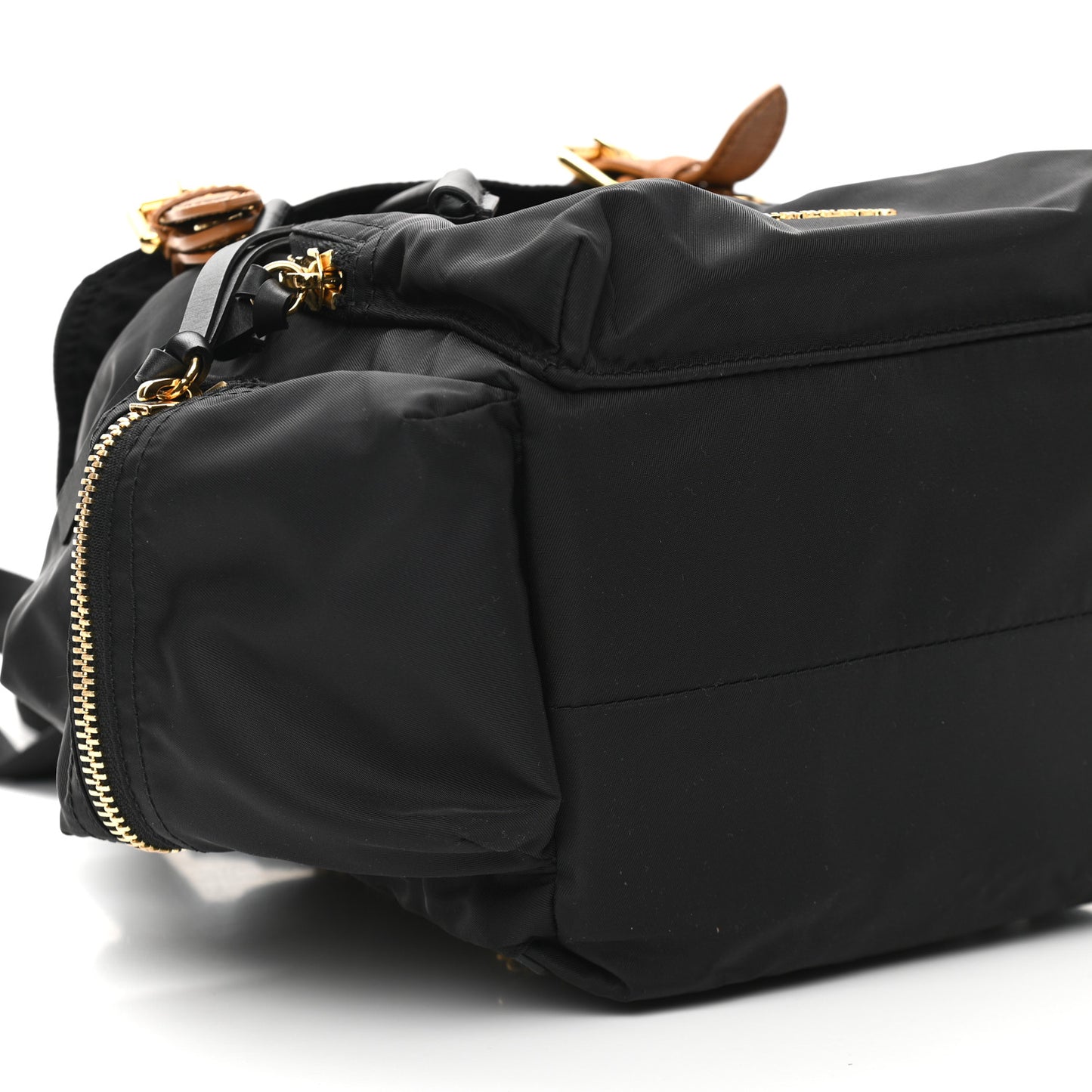 Nylon Medium Rucksack Backpack Black