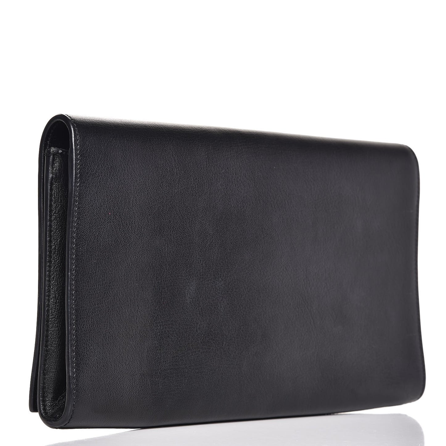 Calfskin Monogram Large Belle De Jour Clutch Black