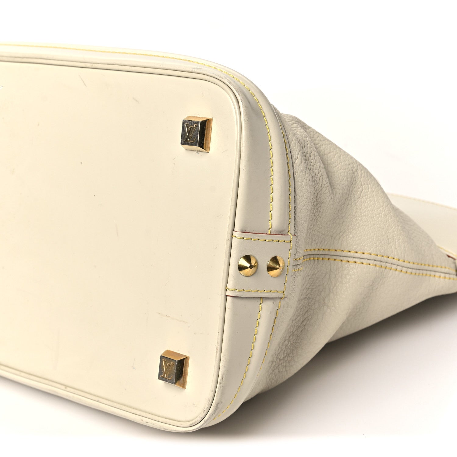 Louis Vuitton Suhali Lockit MM White 9 of 9