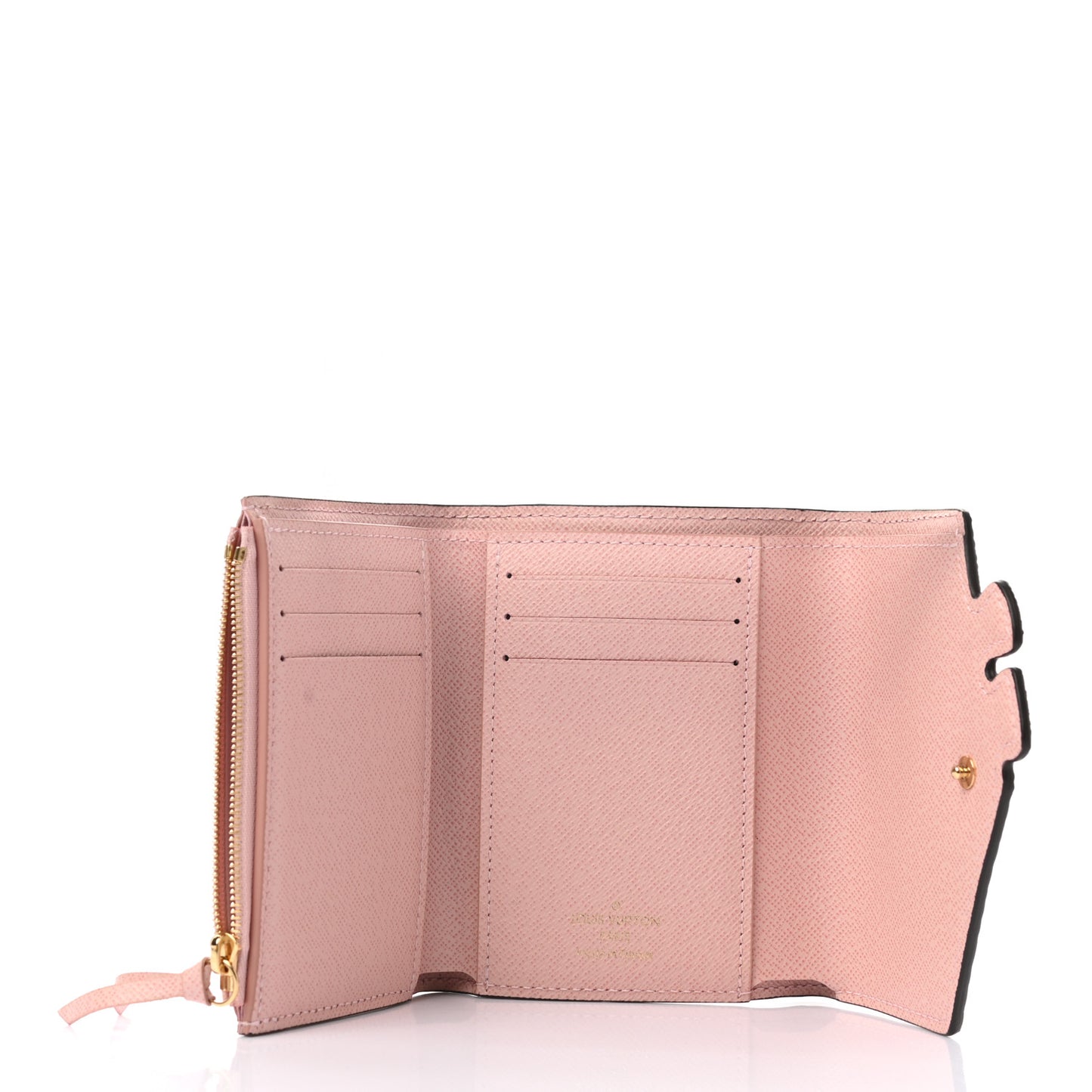 Epi Birds Victorine Wallet Rose Ballerine