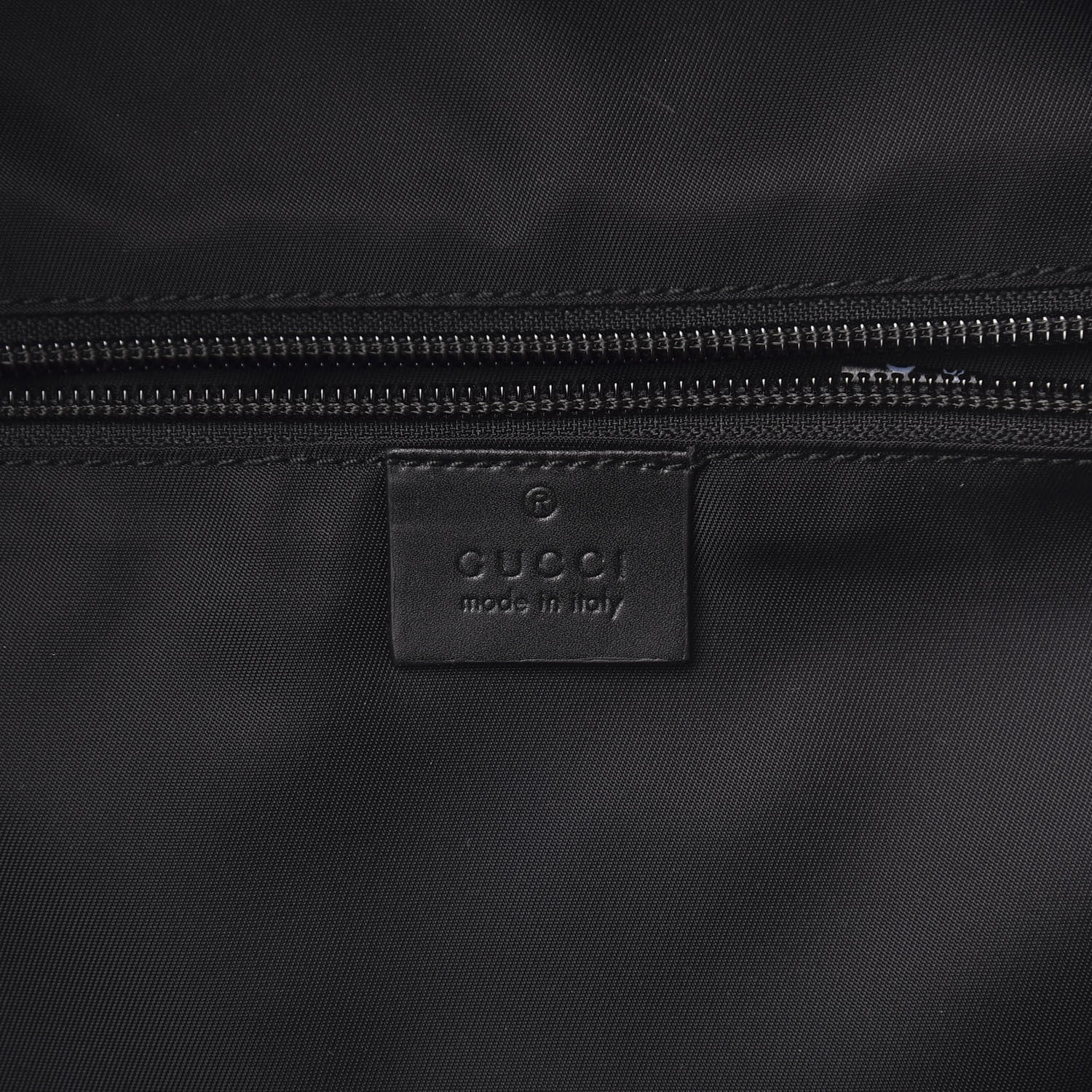 Gucci Techno Canvas Appia Calfskin Web Tote Backpack Black 5 of 9