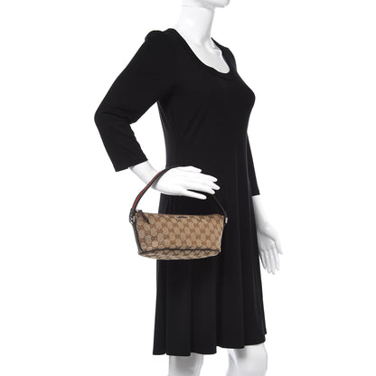 Gucci Monogram Boat Pochette Brown 2 of 11