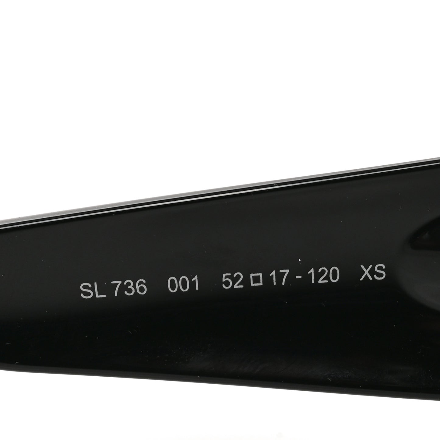 Acetate Oval Sunglasses SL736 Black