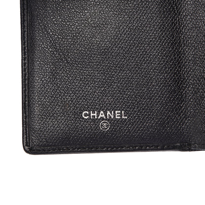 Chanel Grained Calfskin CC Button Flap Wallet Black 6 of 13