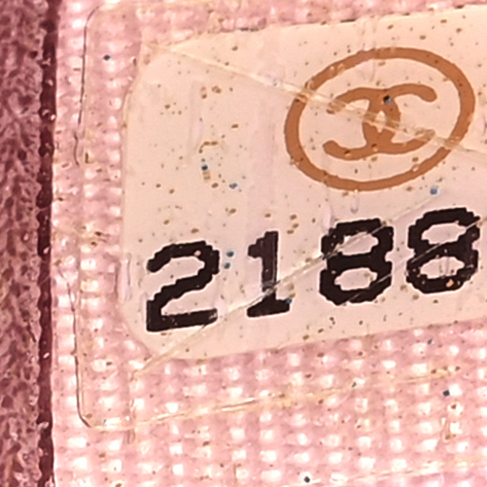 Chanel Lambskin Quilted Diamond CC Wallet On Chain WOC Pink 7 of 11
