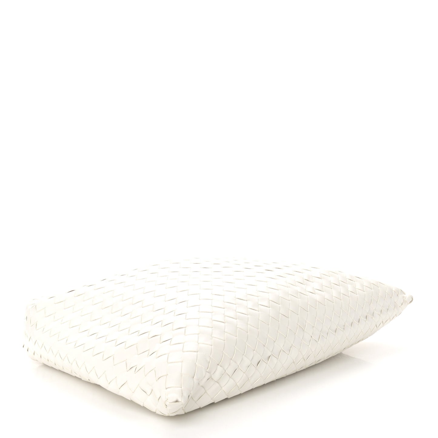 Calfskin Intrecciato Large Hop White