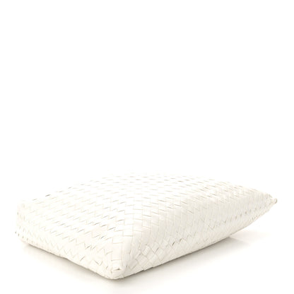 Bottega Veneta Calfskin Intrecciato Large Hop White 4 of 10