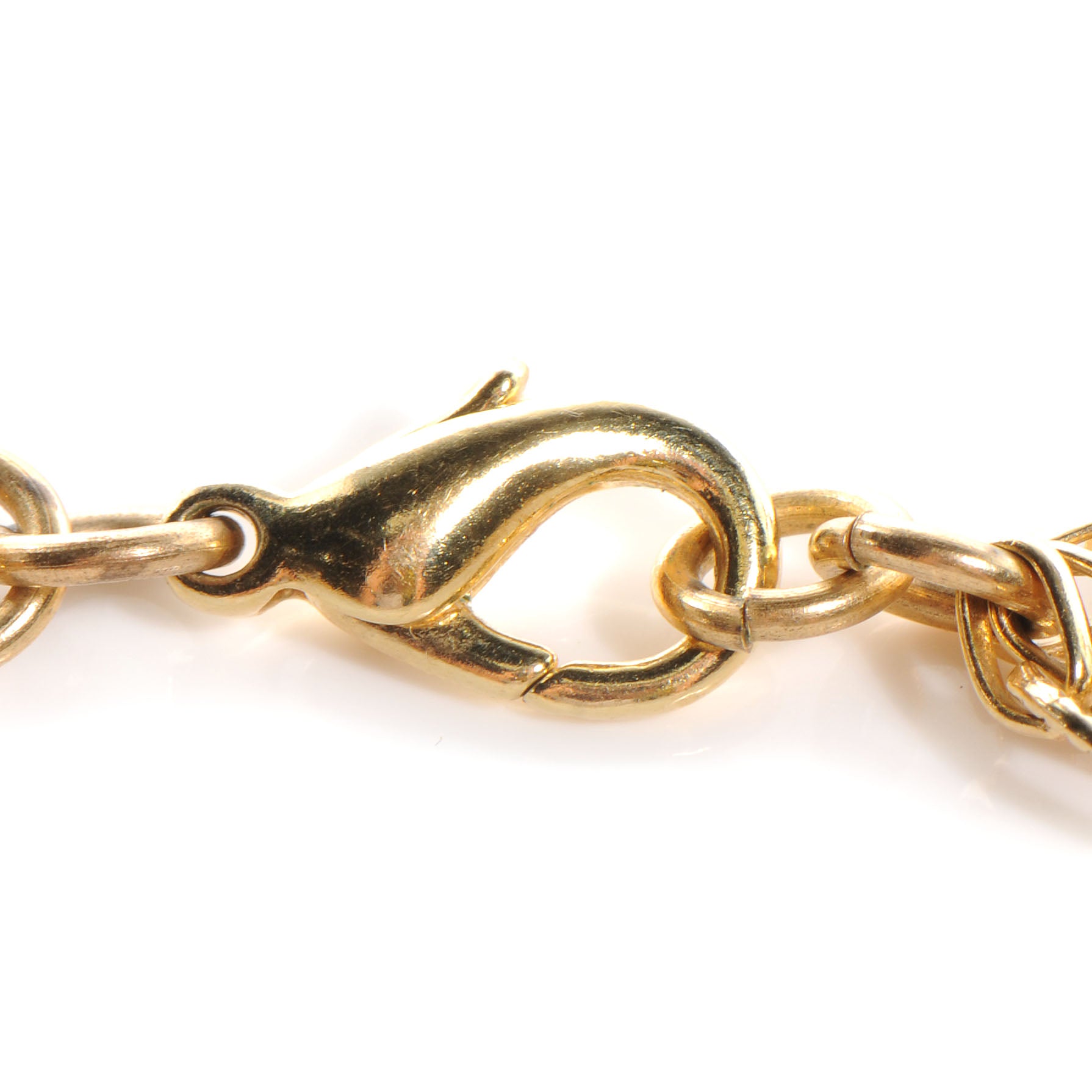 Chanel Jeweled Pearl CC Logo Drop Necklace Gold 5 of 7