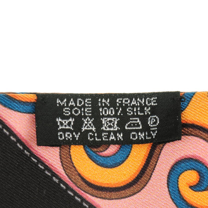 Hermes Silk Festival des Amazones Twilly Black Rouge Bleu 4 of 4