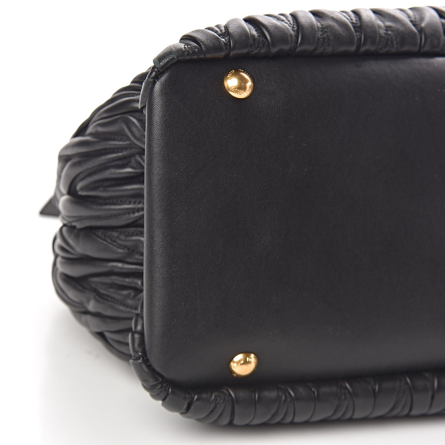 Nappa Matelasse Tote Black