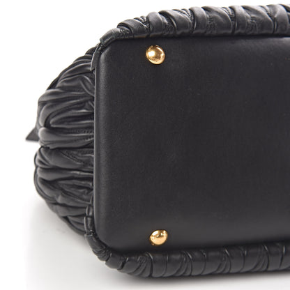 Miu Miu Nappa Matelasse Tote Black 8 of 9