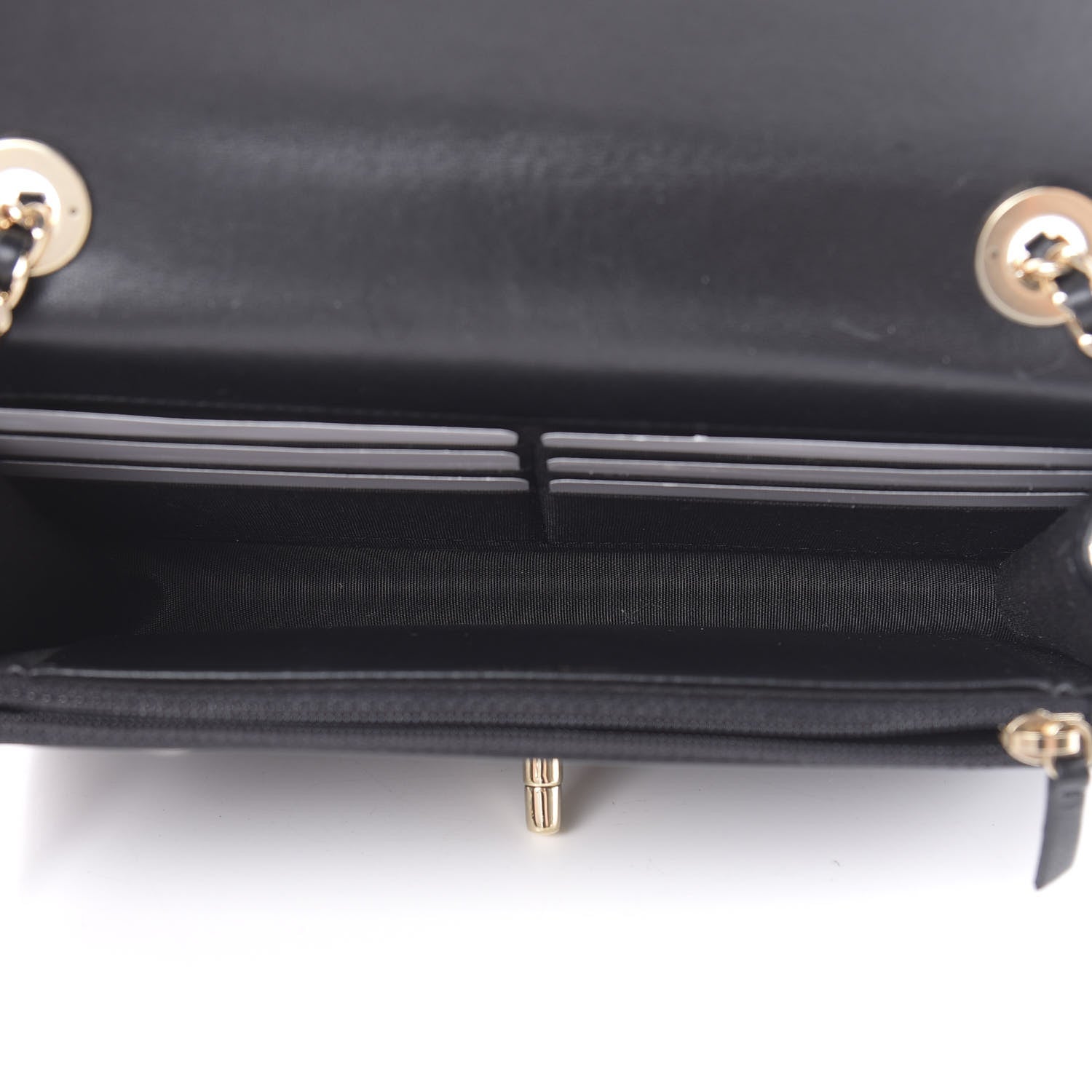 Chanel Lambskin Quilted Trendy CC Wallet On Chain WOC Black 5 of 15