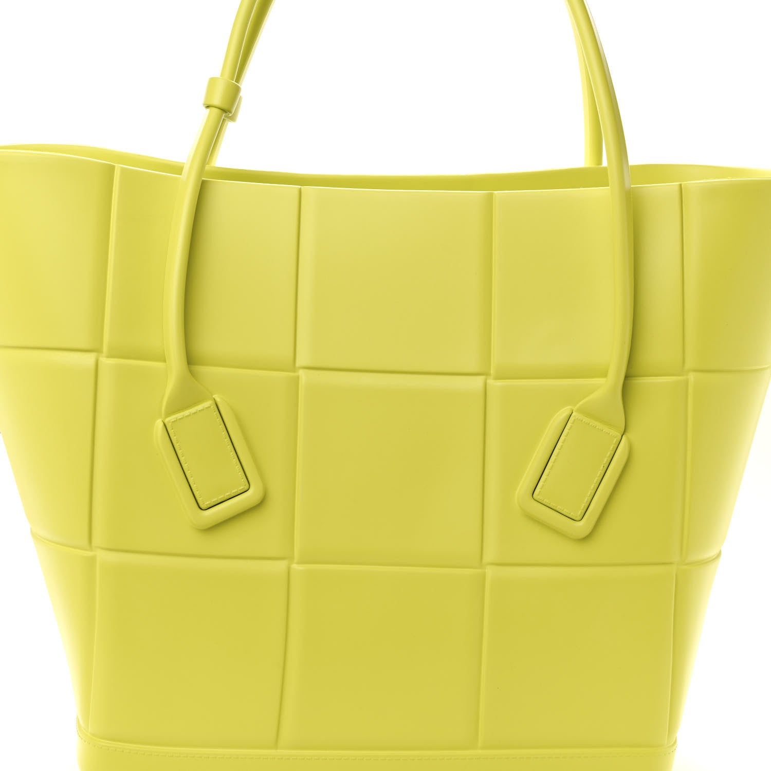 Bottega Veneta Rubber Maxi Intrecciato Medium Arco Kiwi Green 7 of 9