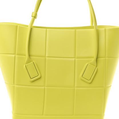Bottega Veneta Rubber Maxi Intrecciato Medium Arco Kiwi Green 7 of 9
