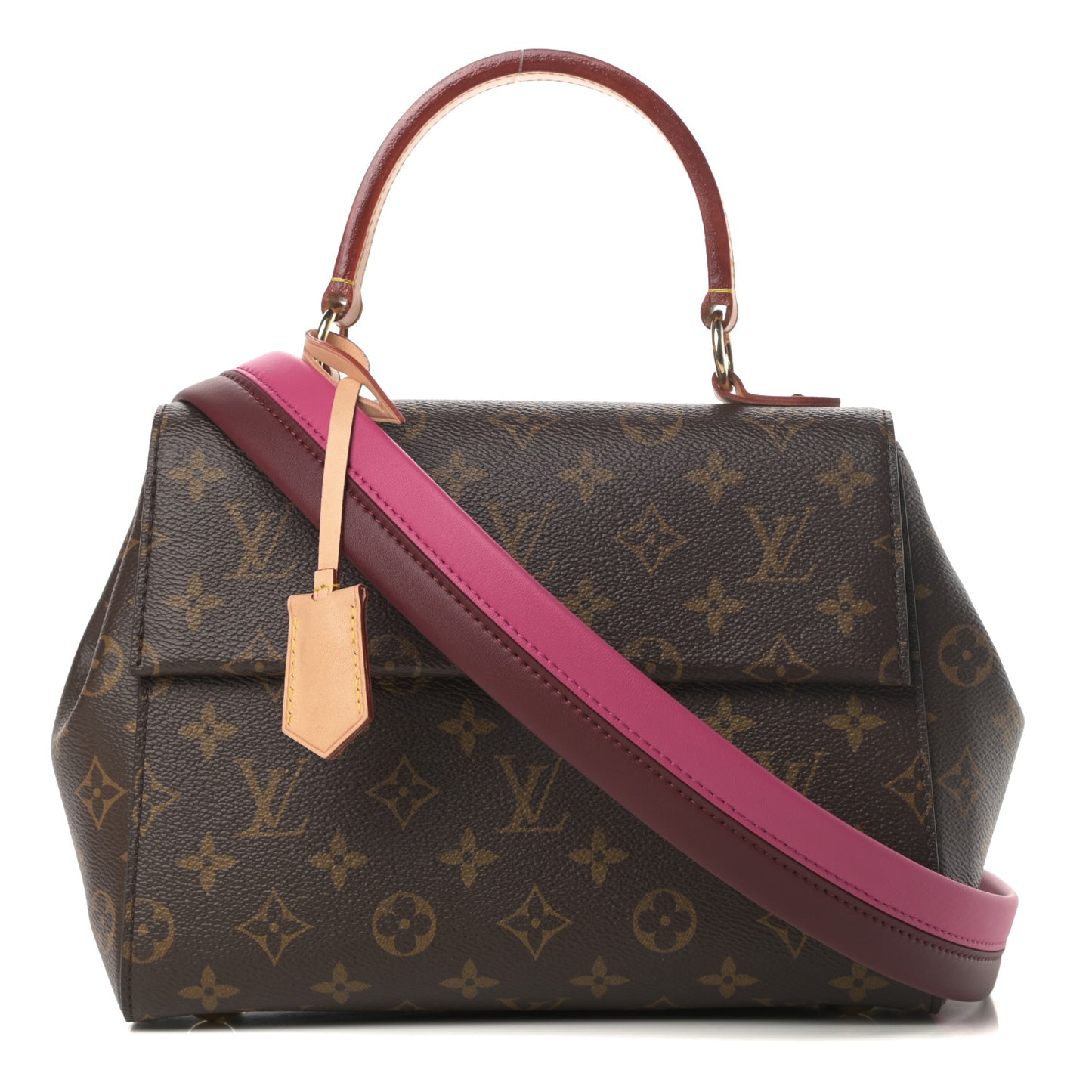 Monogram Cluny BB Bordeaux Fuchsia