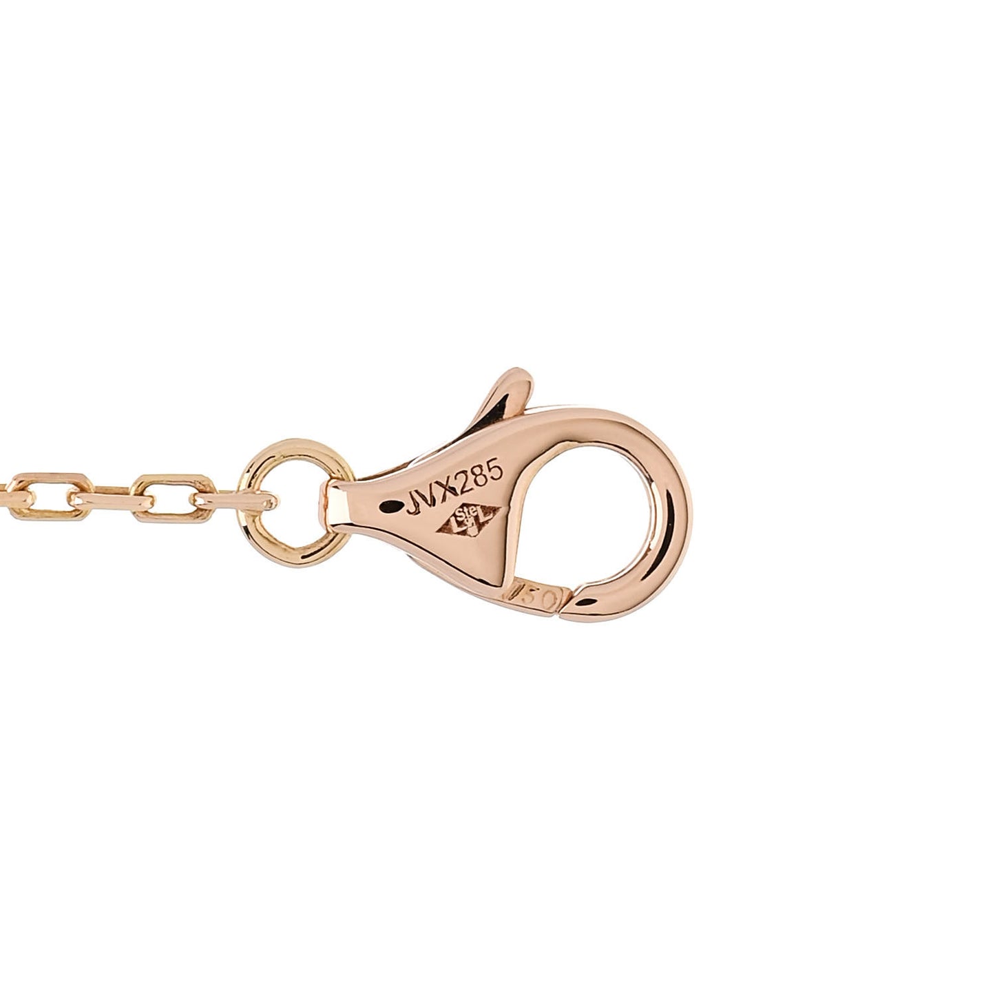 18K Pink Gold Diamond Logo De Cartier Bracelet