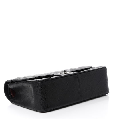 Chanel Caviar Quilted Jumbo Double Flap Black 4 of 10