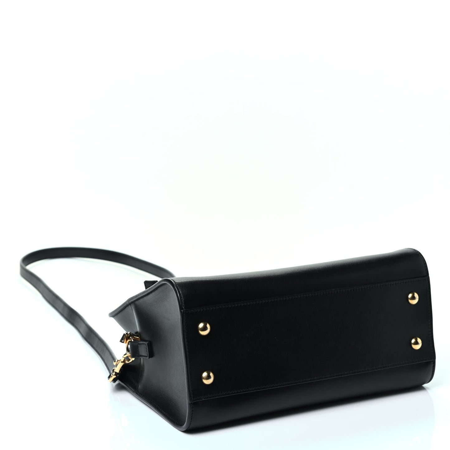 Calfskin Monogram Baby Cabas Black