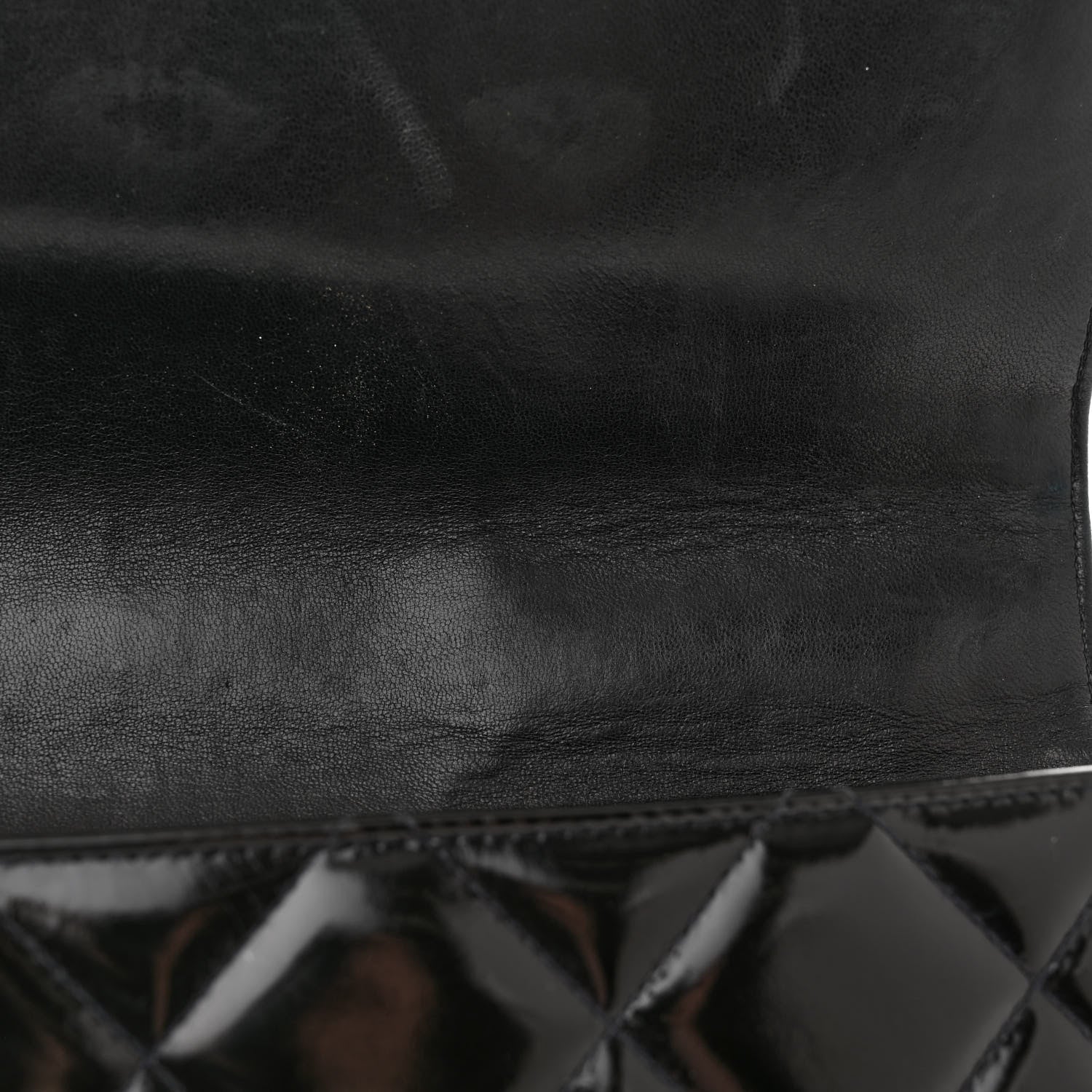 Chanel Patent Quilted Briefcase Laptop Bag Black 11 of 16