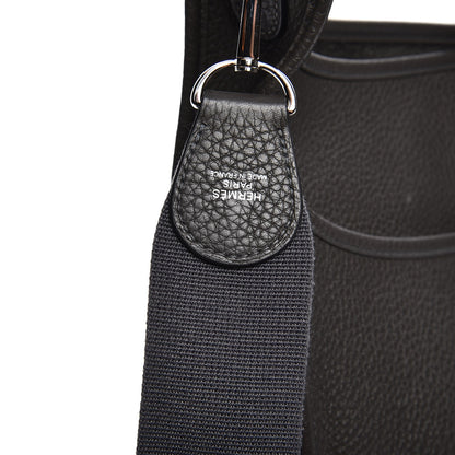 Hermes Taurillon Clemence Evelyne III GM Etain 7 of 9