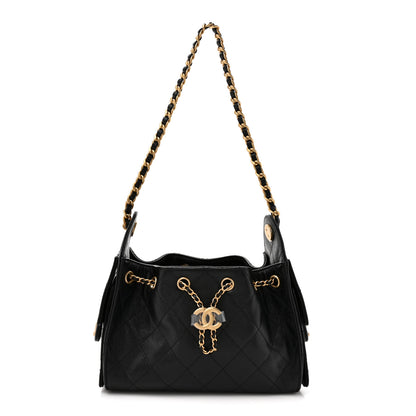 Chanel Caviar Quilted Mini Chanel 25 Handbag Black 1 of 10
