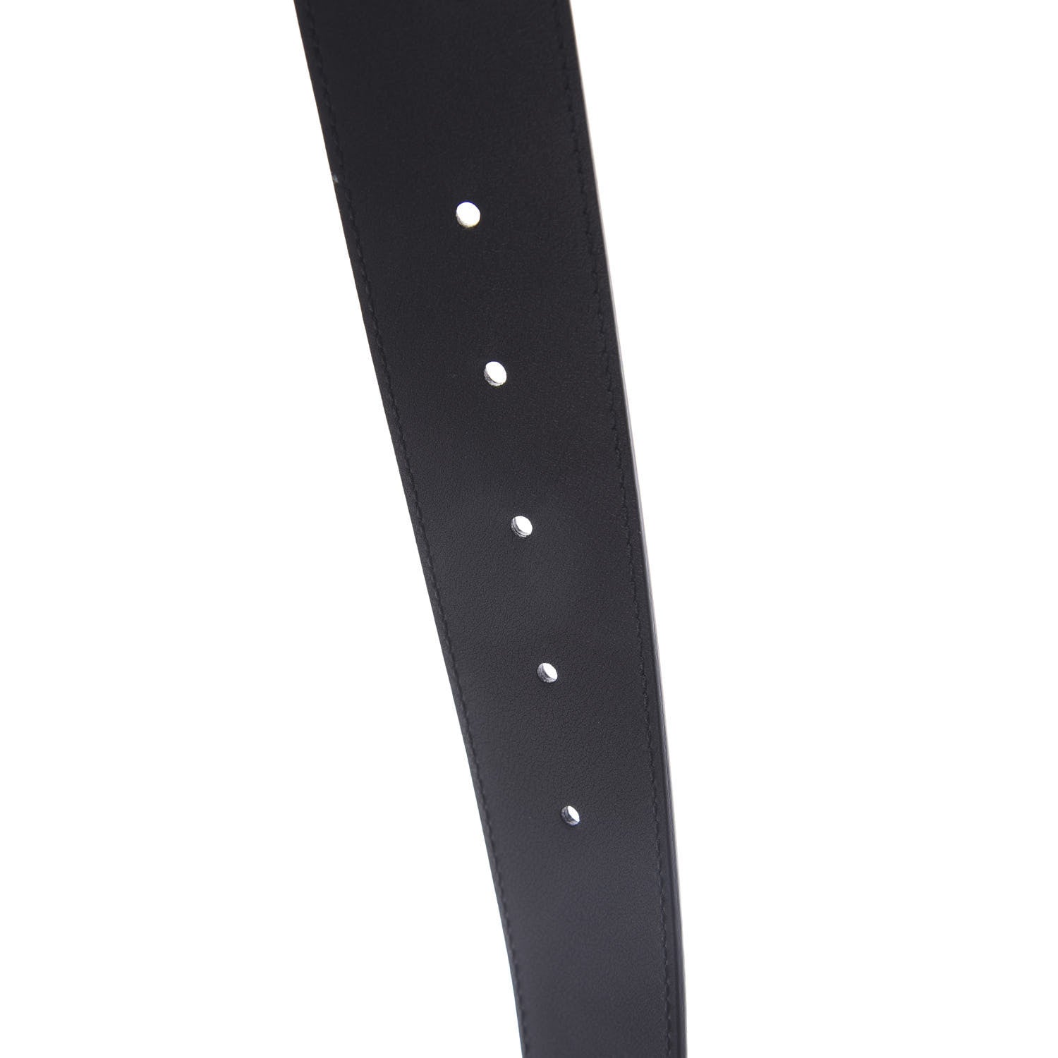 Gucci Calfskin Double G 40mm Belt 75 30 Black 3 of 5